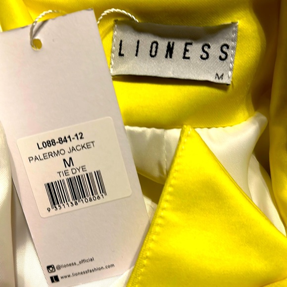 NWT🏷️Lioness Tye Dye Palermo Blazer Double Breasted Jacket Coat Medium⭐️ - Picture 9 of 9